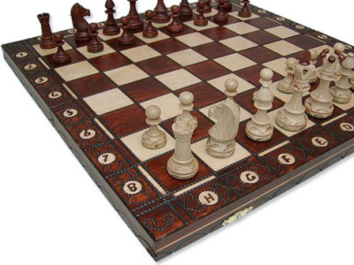 картинка Шахматы "Сенатор" 40 см, Madon (деревянные, Польша) от магазина Gamesdealer.ru
