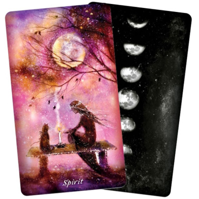 картинка Карты Таро "Earthly Souls & Spirits Moon Oracle Deck" US Games / Земные души и духи Карты Лунного Ор от магазина Gamesdealer.ru