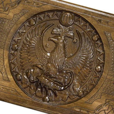 картинка Нарды резные "Зодиак Скорпион", Ustyan от магазина Gamesdealer.ru