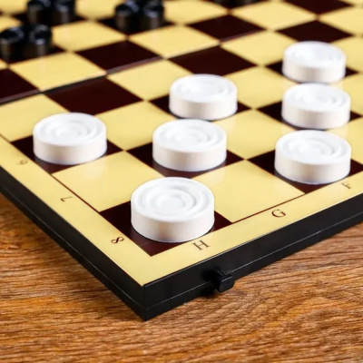 картинка Шашки "Владимирские" (Россия, пластик, 30х15х3 см) от магазина Gamesdealer.ru