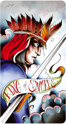 картинка Карты Таро "Eight Coins Tattoo Tarot Borderless Miniature" US Games / Миниатюрное издание «Т от магазина Gamesdealer.ru