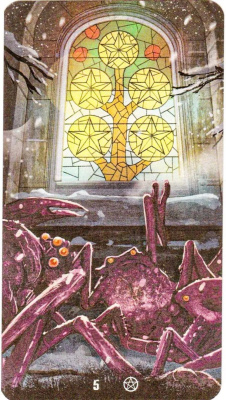 картинка Карты Таро "Tarot of Haunted House" Reprint / Таро Дом Призраков TAROMANIA от магазина Gamesdealer.ru