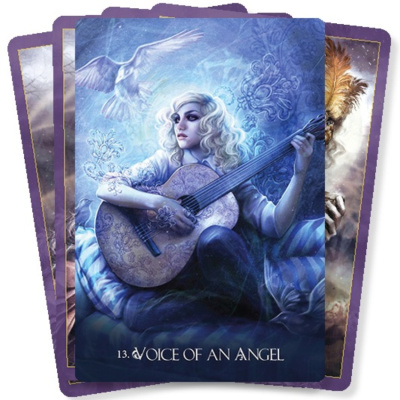 картинка Карты Таро "Divine Circus Oracle cards (2 edition)" Blue Angel / Карты оракула Божественного цирка ( от магазина Gamesdealer.ru