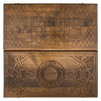 картинка Нарды резные "Орнамент-3" 50, Ustyan от магазина Gamesdealer.ru