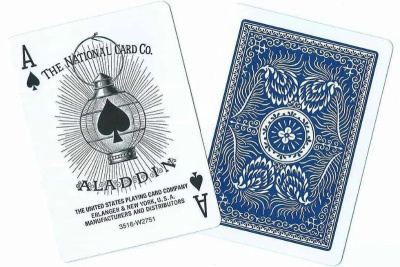 картинка Карты "Bicycle Aladdin Playing Cards blue" от магазина Gamesdealer.ru
