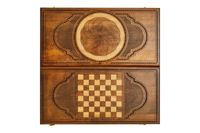 картинка Нарды резные "Бесконечность 2" 60, Zakaryan от магазина Gamesdealer.ru