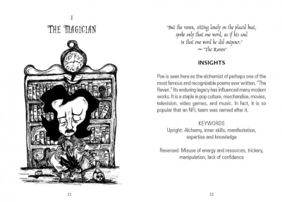 картинка Карты Таро "The Poe Tarot Cards" Red Feather / Таро Эдгара Аллана По от магазина Gamesdealer.ru