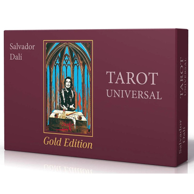 Карты Таро "Salvador Dali Universal Tarot Gold Edition" AGM Urania / Сальвадор Дали Золотое Издание