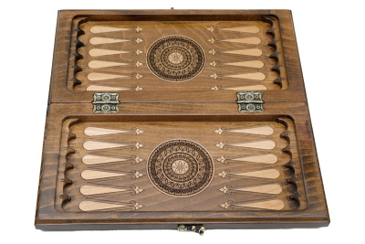 картинка Шахматы + нарды резные "Гамбит 1" 40, Simonyan от магазина Gamesdealer.ru