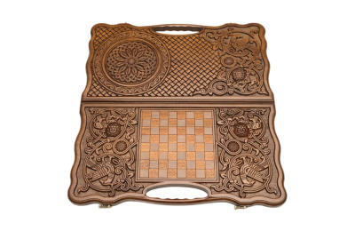 картинка Нарды резные "Армянский узор 6" с ручкой 60, Haleyan от магазина Gamesdealer.ru