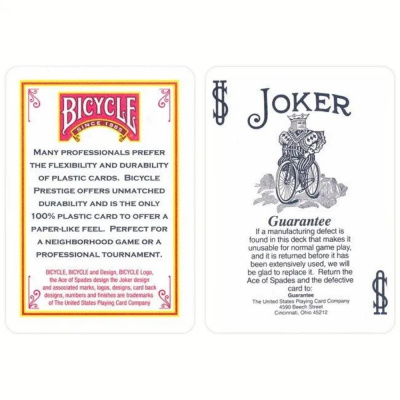 картинка Bicycle Prestige 100% Premium box Standard Index / Байсикл Престиж 100% Премиум бокс от магазина Gamesdealer.ru