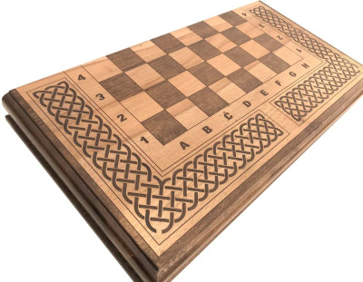 картинка Шахматы + нарды "Модерн 3" 50, Zakaryan от магазина Gamesdealer.ru