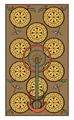 картинка Карты Таро "Symbolic Tarot of Wirth Mini Pocket Size Cards" Lo Scarabeo / Таро мини Символическое от магазина Gamesdealer.ru