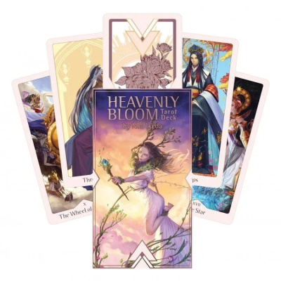 картинка Карты Таро "Heavenly Bloom Tarot" US Games / Таро Небесного цветения магазин Gamesdealer.ru являющийся официальным дистрибьютором в России  картинка Карты Таро "Heavenly Bloom Tarot" US Games / Таро Небесного цветения от магазина Gamesdealer.ru