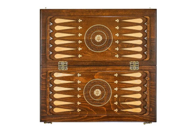 картинка Шахматы + нарды резные "Гамбит 1" 60, Simonyan от магазина Gamesdealer.ru