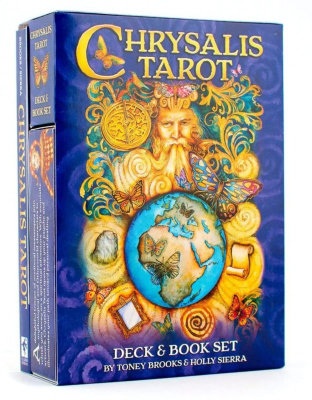 Карты Таро "Chrysalis Tarot Deck Book Set" US Games / Набор книг и колода Хризалис