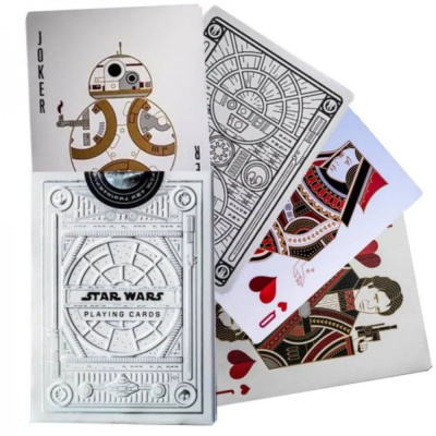 картинка Карты "Theory11 Star Wars Playing Cards - Silver Special Edition - the Light Side" от магазина Gamesdealer.ru