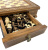 картинка Шахматы резные "Квадро" в ларце 50, Haleyan от магазина Gamesdealer.ru