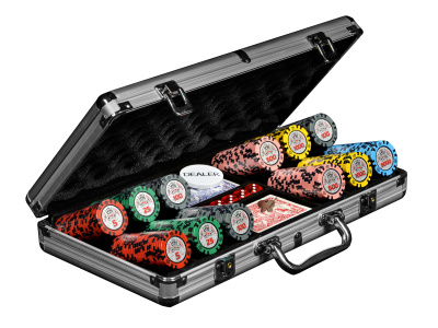 Набор для покера Black Crown на 300 фишек