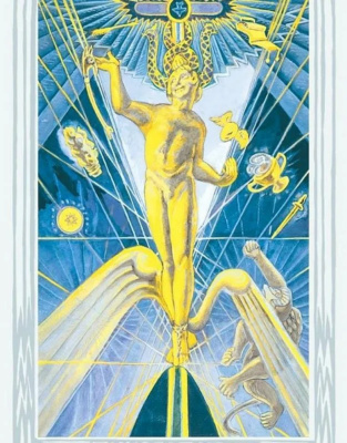 картинка Карты Таро "Aleister Crowley Thot Pocket Swiss" US Games / Таро Тота Алистера Кроули (карманное) от магазина Gamesdealer.ru