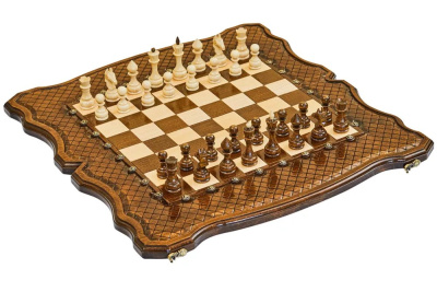 картинка Шахматы + нарды резные "Эндшпиль 2" 60, Simonyan от магазина Gamesdealer.ru