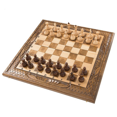 Шахматы + нарды резные 50, am453, Mirzoyan