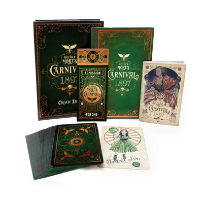 картинка Карты Таро "Mother Mort's Carnival 1897" US Games / Карнавал Матери Смерти 1897 года от магазина Gamesdealer.ru
