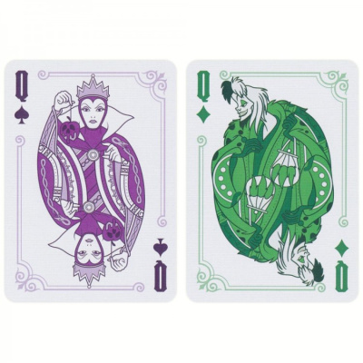 картинка Карты "Bicycle Disney Villains Standard Index green" от магазина Gamesdealer.ru