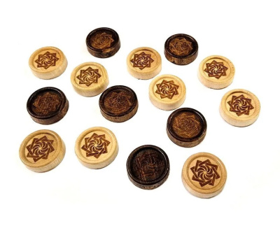 картинка Комплект фишек для больших нард "Узор 2", Ustyan от магазина Gamesdealer.ru