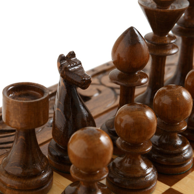 картинка Шахматы резные в ларце с ящиками 40, Haleyan от магазина Gamesdealer.ru