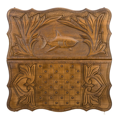 картинка Нарды резные "Акула", Petrosyan от магазина Gamesdealer.ru