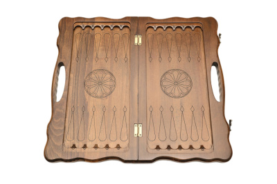 картинка Нарды резные "Арарат и Хор Вирап" с ручкой 50, Haleyan от магазина Gamesdealer.ru