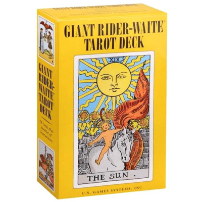 картинка Карты Таро "Giant Rider-Waite Tarot Deck" US Games / Гигантский всадник-Колода Таро Уэйта от магазина Gamesdealer.ru