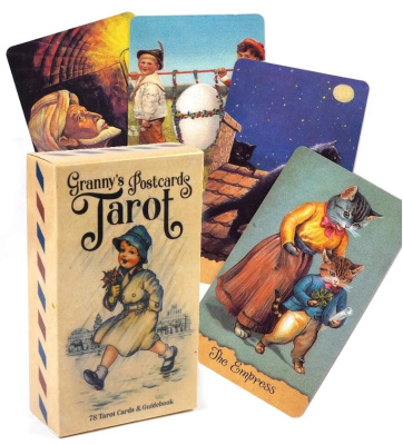 картинка Карты Таро "Granny’s Postcards Tarot" Reprint / Колода Бабушкиных Открыток TAROMANIA от магазина Gamesdealer.ru