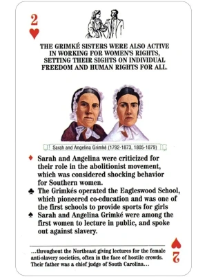 картинка Карты "Famous Women of the Civil War Card Game" магазин Gamesdealer.ru являющийся официальным дистрибьютором в России  картинка Карты "Famous Women of the Civil War Card Game" от магазина Gamesdealer.ru