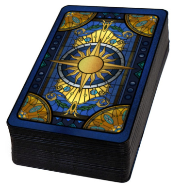 картинка Карты Таро The World of Visions Tarot 12cm, Taroteca / Мир Видений 12 см черный срез от магазина Gamesdealer.ru