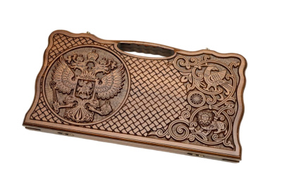 картинка Нарды резные "Герб РФ", Haleyan от магазина Gamesdealer.ru