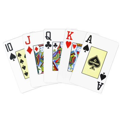 картинка Карты Copag Texas Holdem poker cards 100% plastic (Black) от магазина Gamesdealer.ru