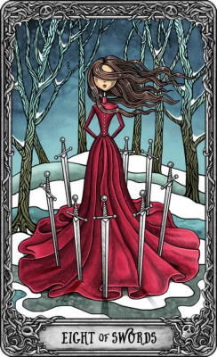 картинка Карты Таро The Dark Mansion Tarot deck 12cm Version 4rd, Taroteca / Темный Особняк, 12 см, золотой с от магазина Gamesdealer.ru