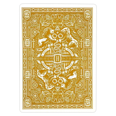 картинка Карты "Theory11 Harry Potter Deck - Yellow (Hufflepuff)" от магазина Gamesdealer.ru