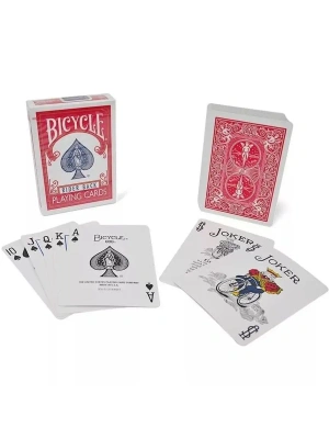 картинка Карты "Bicycle rider back 808 standard poker playing cards red/blue" от магазина Gamesdealer.ru