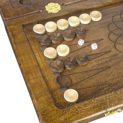 картинка Нарды резные "Сияние 7" 60, Mkhitaryan от магазина Gamesdealer.ru