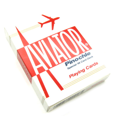 картинка Карты "Aviator pinochle red/blue"  от магазина Gamesdealer.ru