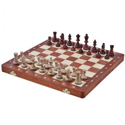картинка Шахматы "Торнамент-4" 40 см маркетри, Madon (деревянные, Польша) от магазина Gamesdealer.ru