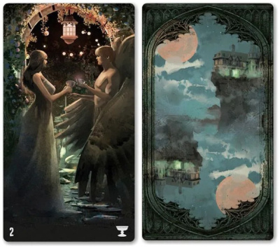 картинка Карты Таро "Tarot of Haunted House" Reprint / Таро Дом Призраков TAROMANIA от магазина Gamesdealer.ru