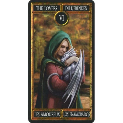 картинка Карты Таро "Fournier Anne Stokes Dragons Tarot" Fournier / Таро Анны Стокс Дракон от магазина Gamesdealer.ru