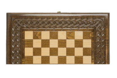 картинка Шахматы + нарды резные "Армянский Орнамент 2" 40, Haleyan от магазина Gamesdealer.ru