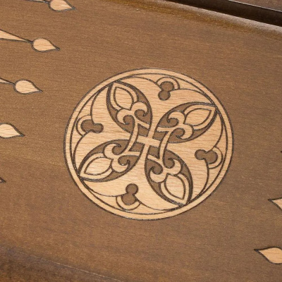 картинка Шахматы + нарды резные 50 с ручкой, Haleyan от магазина Gamesdealer.ru