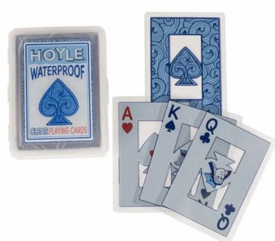 картинка Карты "Hoyle Waterroof Plastic With Blue Spade Deck Standard Index" от магазина Gamesdealer.ru