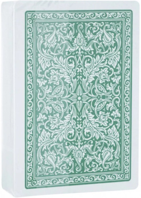 картинка Карты "Fournier 2818 green" 100% пластик от магазина Gamesdealer.ru
